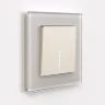 Выключатель одноклавишный с подсветкой (айвори матовый) W1110162 - фото 3