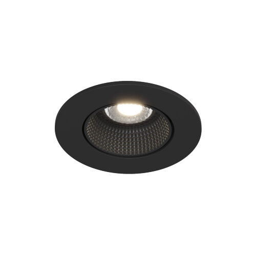 DK3061-BK Встраиваемый светильник, IP 20, 10 Вт, GU5.3, LED, черный/черный, пластик. Фото 8
