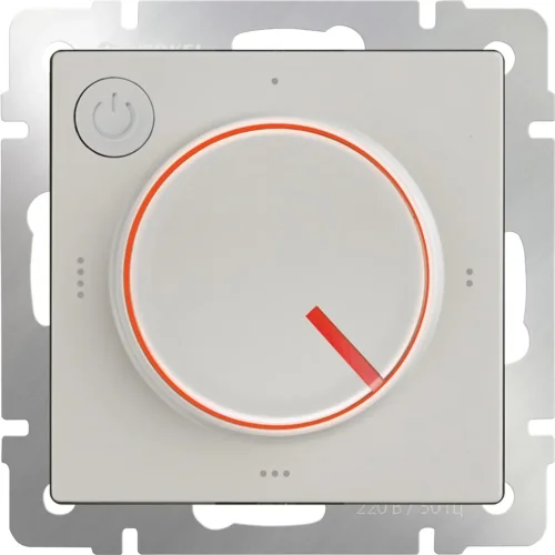 Терморегулятор электромеханический для теплого пола (слоновая кость) W1151103 - фото 5