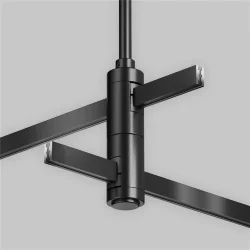 Крепление потолочное Long двойное 700мм Flarity черный (Черный)