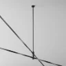 Крепление потолочное Long двойное 700мм Flarity черный (Черный) - фото 5