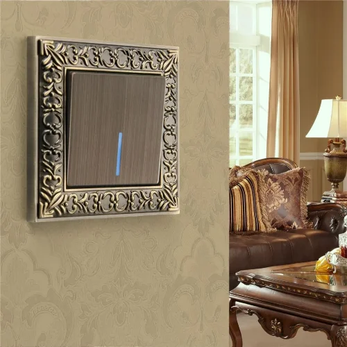 Клавиша для выключателя c подсветкой (бронзовый) W1119112 - фото 2