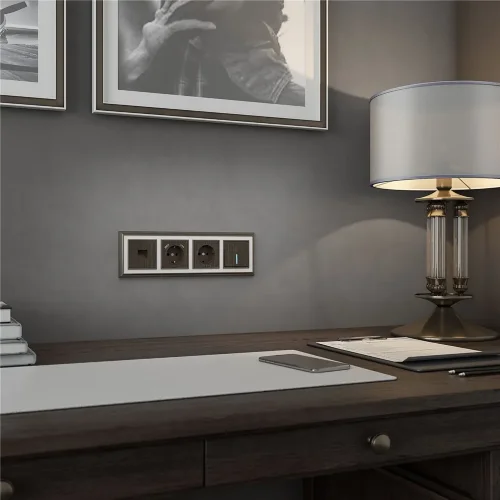 Клавиша для выключателя c подсветкой (бронзовый) W1119112 - фото 3