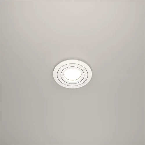 Встраиваемый светильник Атом / Atom 1*GU10 10 Вт (Белый) DL023-2-01W - фото 6