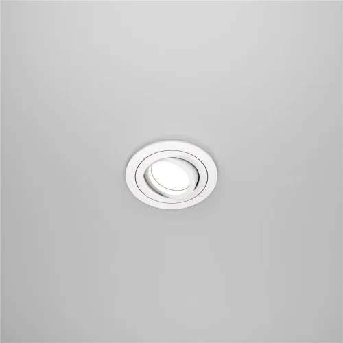 Встраиваемый светильник Атом / Atom 1*GU10 10 Вт (Белый) DL023-2-01W - фото 10