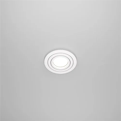 Встраиваемый светильник Атом / Atom 1*GU10 10 Вт (Белый) DL023-2-01W - фото 11