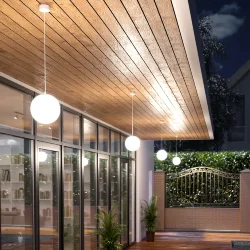 Светильник садово-парковый Sfera H 35158/U белый (061035)