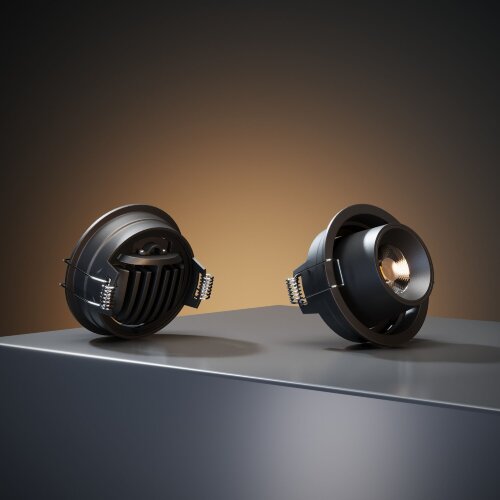 Потолочный светодиодный светильник поворотный Conner 8W 4000K чёрный - Фото 5