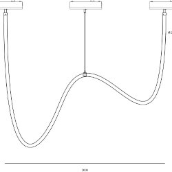 'Светильник трековый SLIM, 48В 42W белый 2700-6000К, SL-SLIM-360WH-42-CCT 022107