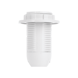 Патрон WOLTA WLH-009  E14 с кольцом, пластиковый, белый