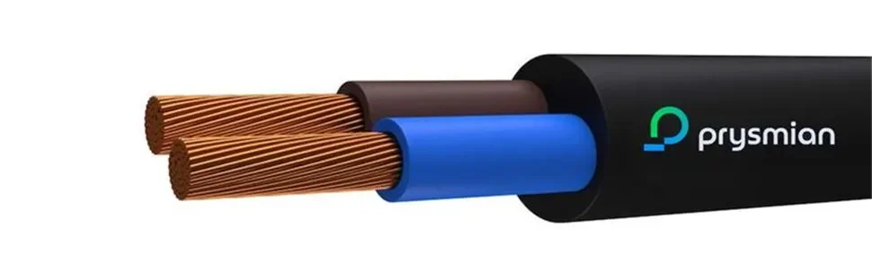 Шнур ШВВП 2х0.75 Ч (бухта) (м) РЭК-PRYSMIAN 0202020101 - фото