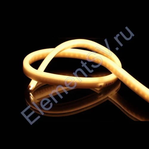Светодиодный гибкий неон 0612 12V warm white LN302 - фото.