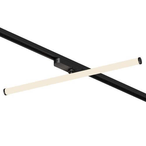 DK6638-BK Поворотный однофазный трековый светильник STROM со светодиодом L600mm 220V 15W 150° 3000K IP20 черный алюминий/акрил. Фото 2