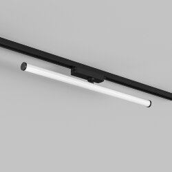 Поворотный однофазный трековый светильник STROM со светодиодом L600mm 220V 15W 150° 3000K IP20 черный алюминий/акрил, Denkirs DK6638-BK