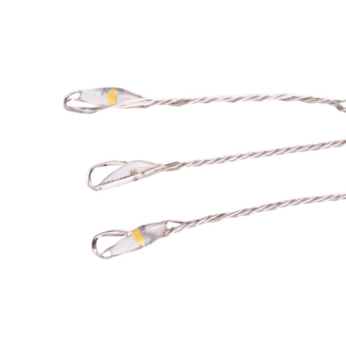ULD-C3030-900-DTA-RC WW IP44 DEWDROP Занавес светодиодный Капли росы, 3x3м, 900 светодиодов, Теплый белый свет, Провод прозрачный - фото 3