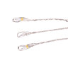 ULD-C3030-900-DTA-RC WW IP44 DEWDROP Занавес светодиодный Капли росы, 3x3м, 900 светодиодов, Теплый белый свет, Провод прозрачный - фото 3