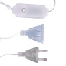 ULD-C3030-900-DTA-RC WW IP44 DEWDROP Занавес светодиодный Капли росы, 3x3м, 900 светодиодов, Теплый белый свет, Провод прозрачный - фото 4