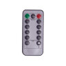 ULD-C3030-900-DTA-RC WW IP44 DEWDROP Занавес светодиодный Капли росы, 3x3м, 900 светодиодов, Теплый белый свет, Провод прозрачный - фото 5