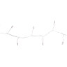 ULD-C3030-900-DTA-RC WW IP44 DEWDROP Занавес светодиодный Капли росы, 3x3м, 900 светодиодов, Теплый белый свет, Провод прозрачный - фото 7