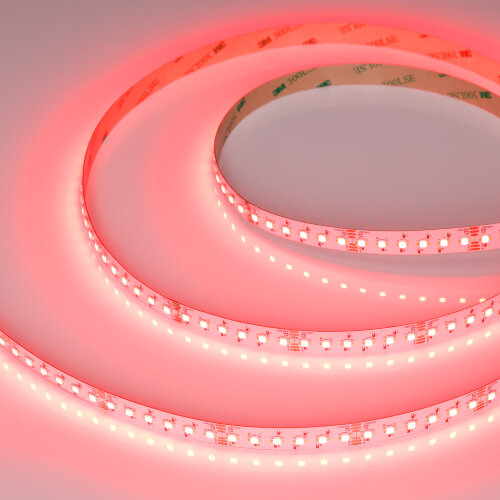 Светодиодная лента RT-АМ360-12mm 24V RGBW-MIX (24 W/m, IP20, 2835/2210, 5m) (Arlight, RGB-ССТ, RGB-MIX, RGB-White MIX) 044036 - фото 2
