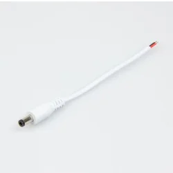 Клеммный коннектор DC male белый C272 (папа)