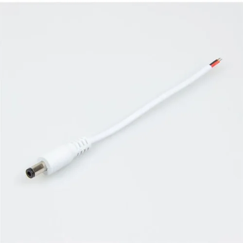 Клеммный коннектор DC male белый C272 (папа) - фото I