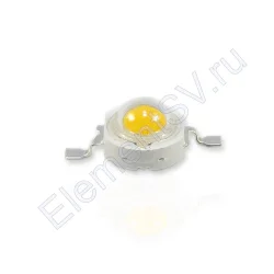 Мощный светодиод 1W emitter (40Lm, Yellow)