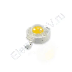 Мощный светодиод 1W emitter (40Lm, Yellow)