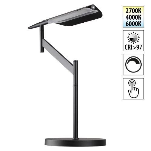 Лампа настольная диммируемая со сменой цветовой температуры (управление - сенсор) «Novotech» 359541, серия: ALA. Фото 1.
