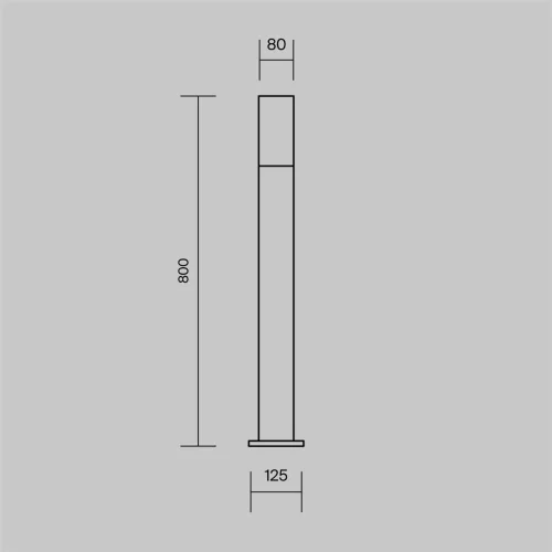 Ландшафтный светильник Willis E27х1 60Вт IP 54 (Серый) - фото 4