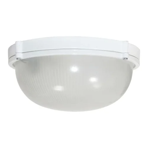 Светильник 'Банник' 1101 НПП 03-100-009 1х100Вт E27 IP65 круг большой корпус бел. Элетех 1005500930 - фото 2