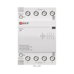 Контактор модульный КМ 63А 4NО 3 мод. 184-253В EKF km-3-63-40