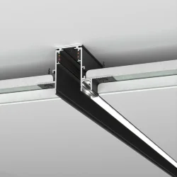 Slim Magnetic Шинопровод встраиваемый с местом под светодиодную ленту чёрный (2м) 85132/00 85132/00 (063990)