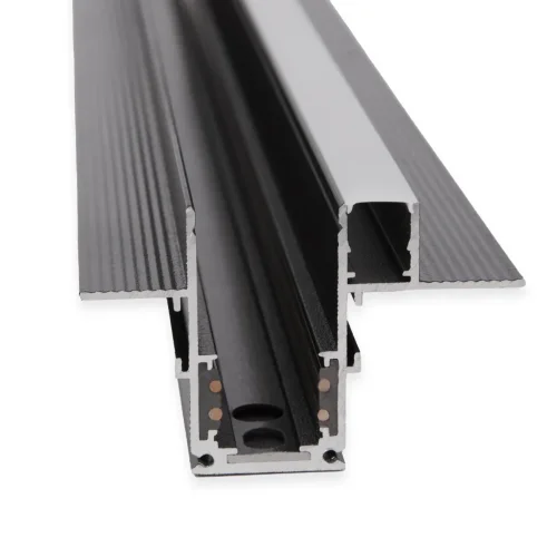 Slim Magnetic Шинопровод встраиваемый с местом под светодиодную ленту чёрный (2м) 85132/00 85132/00 - фото 2