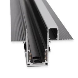 Slim Magnetic Шинопровод встраиваемый с местом под светодиодную ленту чёрный (2м) 85132/00 85132/00 (063990)