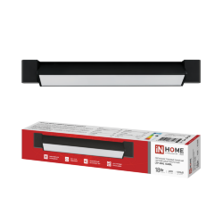 Светильник трековый линейный светодиодный поворотный LTP-OPAL 1840BL 18Вт 4000К 120гр 333мм черный IN HOME