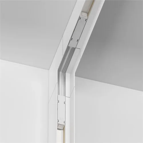 Коннектор угловой внутренний Gravity накладной белый (Белый) - фото 3