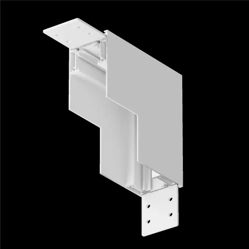 Коннектор угловой внутренний Gravity накладной белый (Белый) TRX010ICL-21W - фото 6