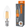 Светодиодная лампа WOLTA FILAMENT WF-C35-9W4KE14 9Вт 4000K Е14 - фото 1.