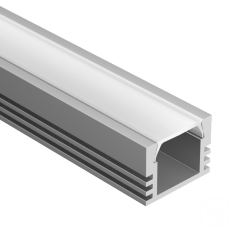 Профиль U-16/12 Anod (с экраном) — 2000мм