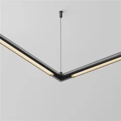 Угловой коннектор для системы Shelf без ввода питания (Черный)