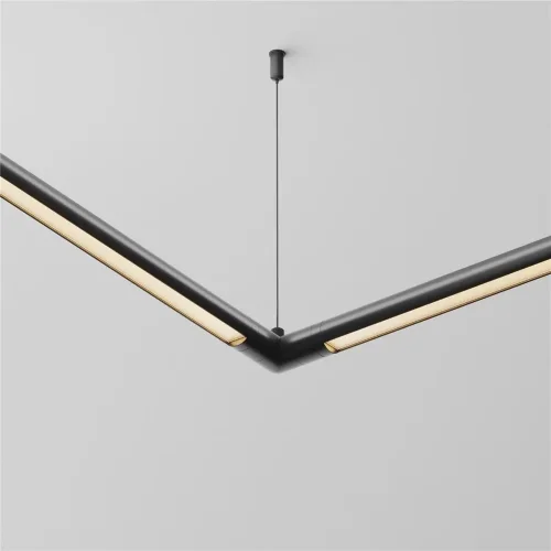 Угловой коннектор для системы Shelf без ввода питания (Черный) - фото 2