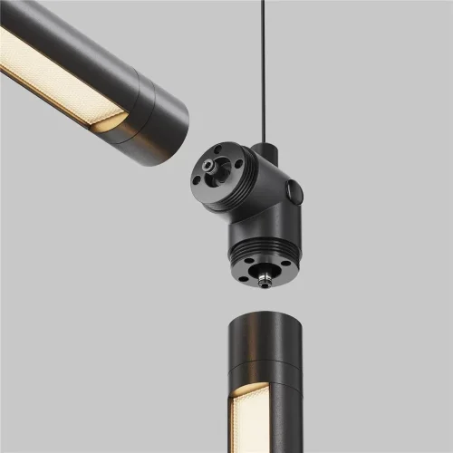 Угловой коннектор для системы Shelf без ввода питания (Черный) - фото 7