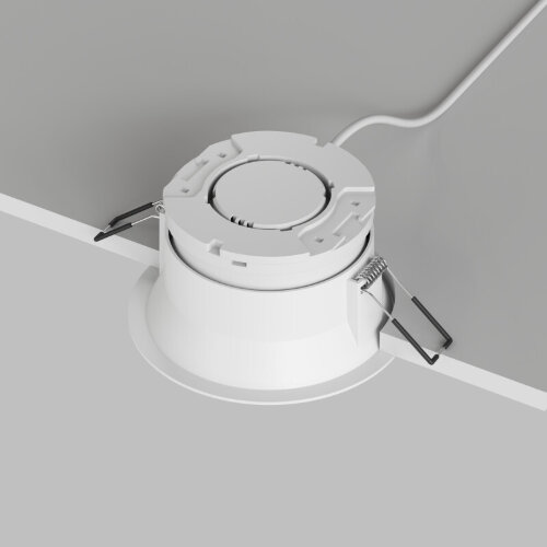 DK2155-WH Встраиваемый светильник INER, до 15 Вт LED, GX53, IP20, алюминий, белый. Фото 4