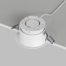 DK2155-WH Встраиваемый светильник INER, до 15 Вт LED, GX53, IP20, алюминий, белый. Фото 4