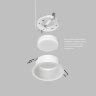 DK2155-WH Встраиваемый светильник INER, до 15 Вт LED, GX53, IP20, алюминий, белый. Фото 3