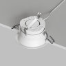 DK2155-WH Встраиваемый светильник INER, до 15 Вт LED, GX53, IP20, алюминий, белый. Фото 4