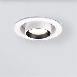 Встраиваемый точечный светодиодный светильник 9917 LED 10W 4200K белый матовый (052448)