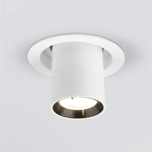 Встраиваемый точечный светодиодный светильник 9917 LED 10W 4200K белый матовый - фото 3