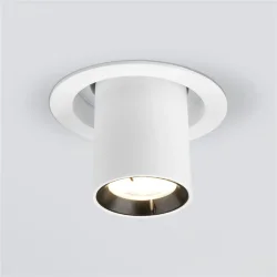 Встраиваемый точечный светодиодный светильник 9917 LED 10W 4200K белый матовый (052448)